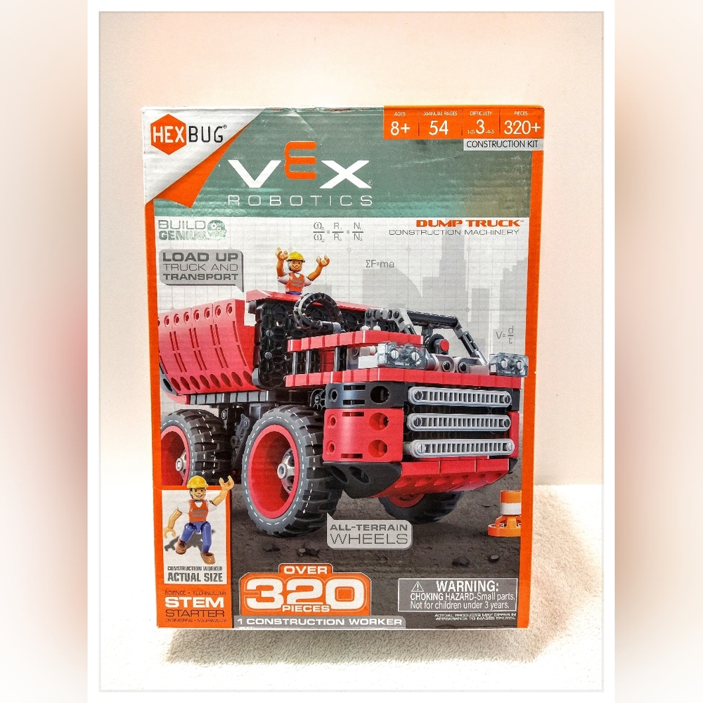 VEX Robotics 'Dump Truck' 320+ Piece Construction Kit *NIB*